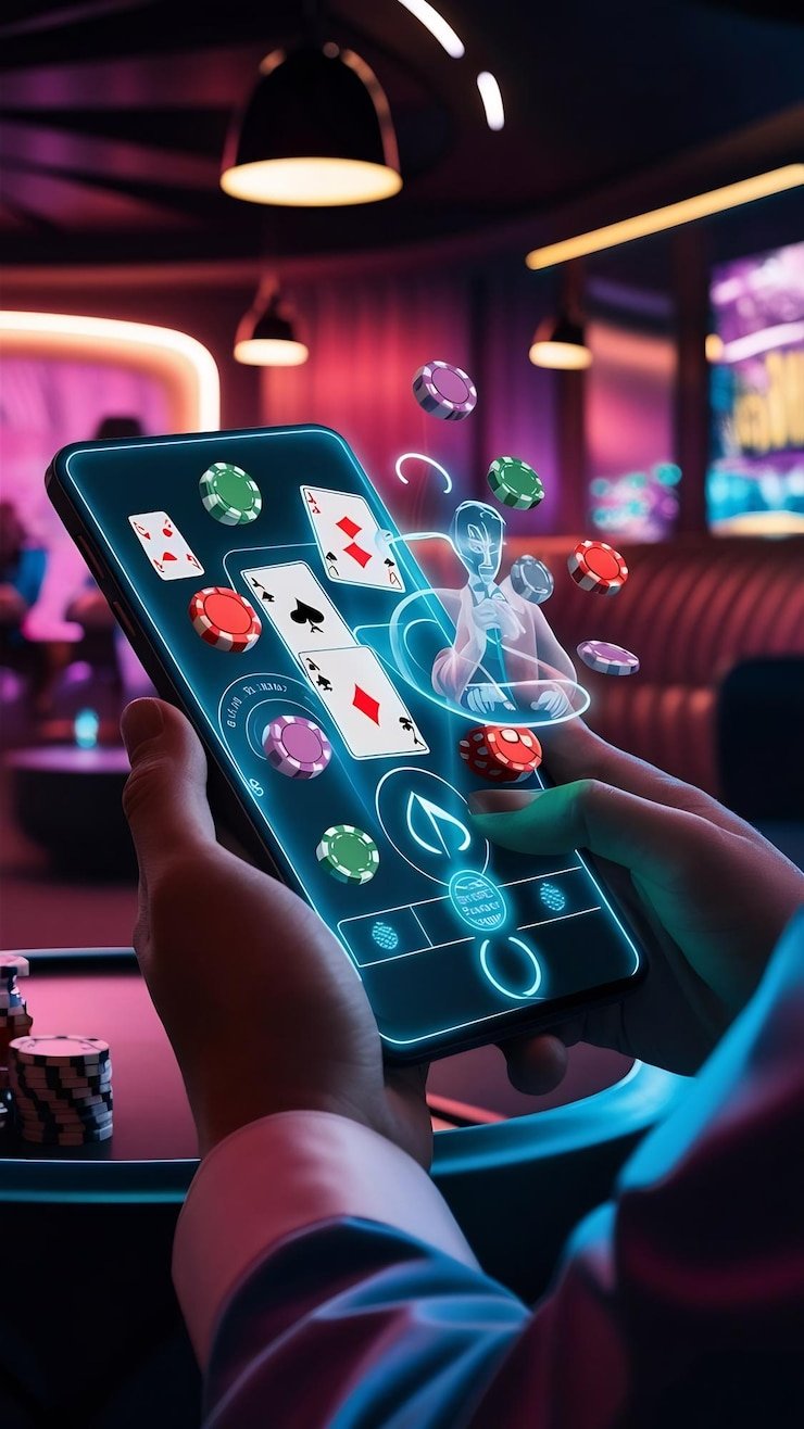 Roulette wheel spinning during live play