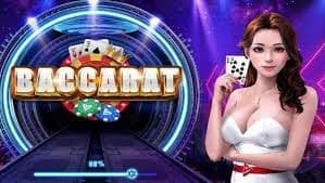 Baccarat table layout and card placement